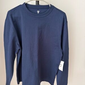 Navy Long Sleeve Tee for Men